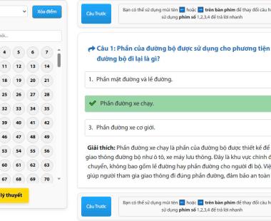Ôn tập 600 câu lý thuyết 2025